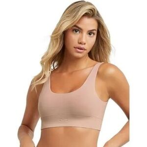 Maidenform Tan Seamless Bra with size L NWT Moca / Tan Color